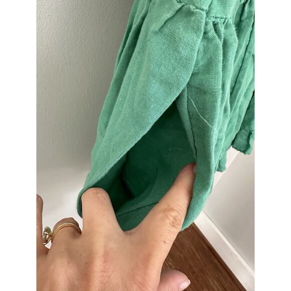 Free People Sadie Tunic Top Womens Size M Boho Sea Foam Green - Picture 3 of 6